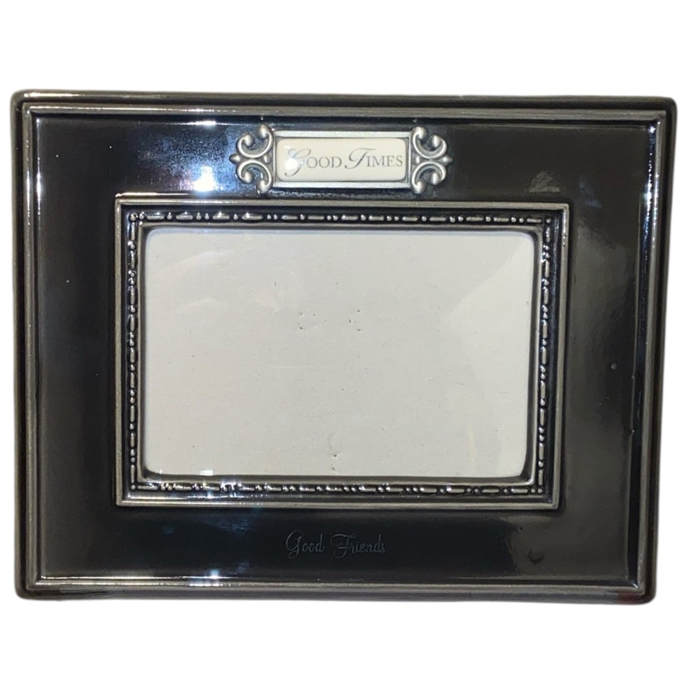 Grasslands Road Black and Silver Photo Frame